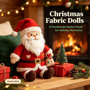 Christmas Fabric Dolls