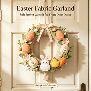 Easter Fabric Wreath