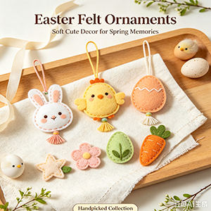 Easter Felt Ornaments