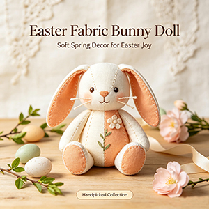 Easter Fabric Bunny Dolls